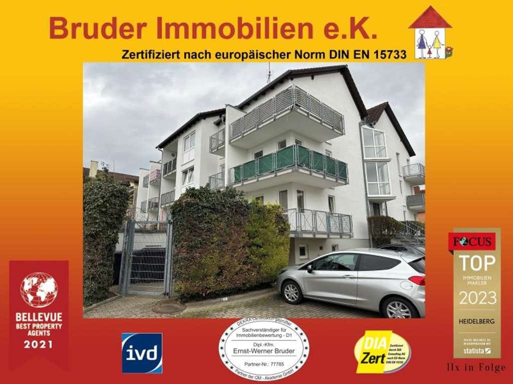Immobilie in Leimen - Leimen: 1 ZKB, gut vermietet, mit großem Balkon und StPl, keine Käufer-Prov. - Bild 0