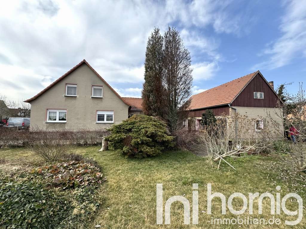 Immobilie in Neschwitz - Njeswačidło - Kleines Haus mit kleinem Hof auf großem Grundstück sucht Familie - Bild 0