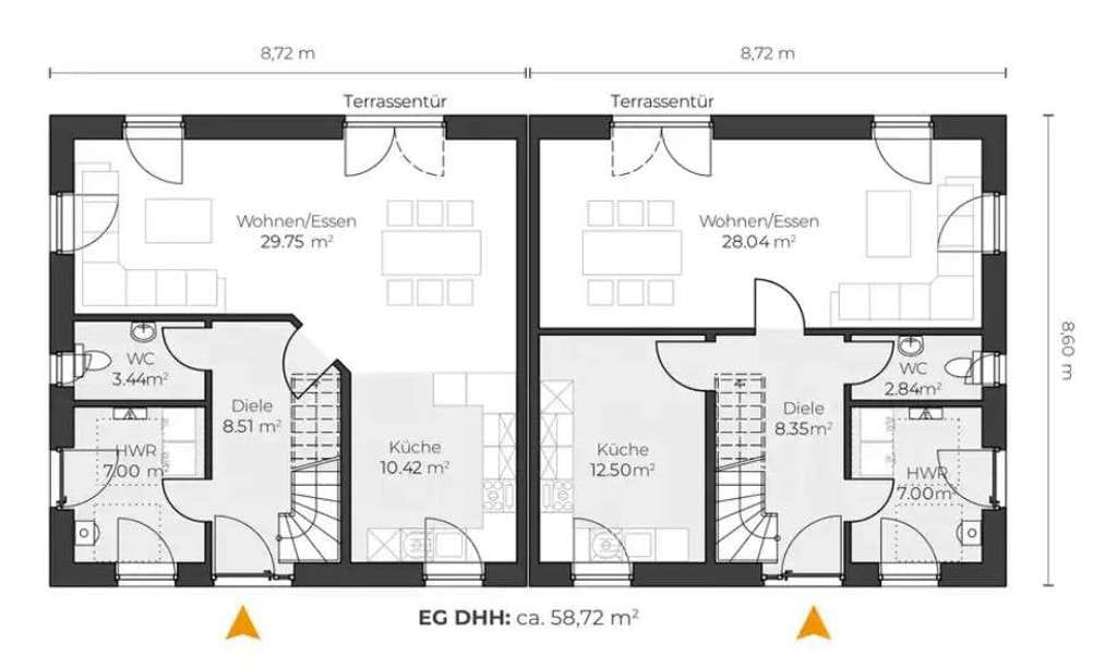 Immobilie in Tolk - Moderne Doppelhaushälfte in Tolk – Ihr neues Zuhause in ruhiger Lage - Bild 2
