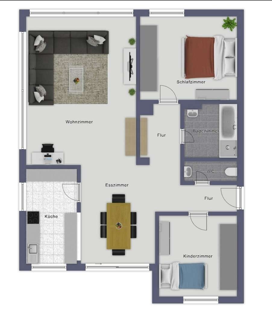 Immobilie in Wendlingen am Neckar - Charmante Wohnung mit Hobbyraum und großem Gartenanteil - Bild 1