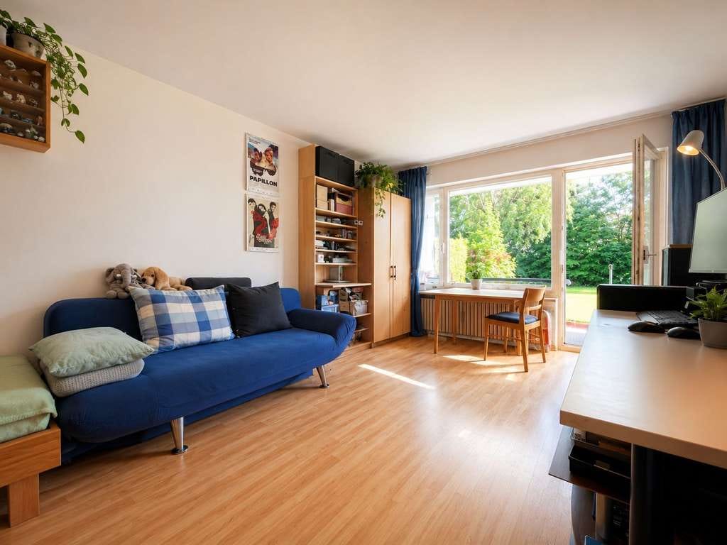 Immobilie in Rosenheim - Charmante 1-Zimmer-Erdgeschosswohnung mit Terrasse & Außenstellplatz in Rosenheim - Bild 3