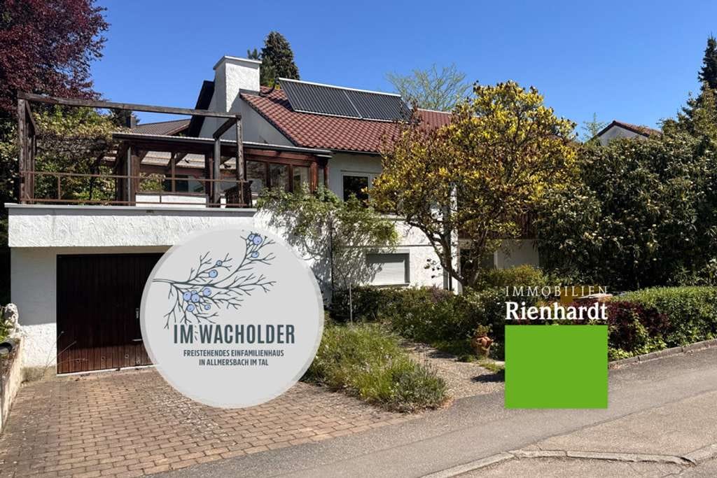 Immobilie in Allmersbach im Tal - Freistehendes Einfamilienhaus in Allmersbach im Tal - Bild 0