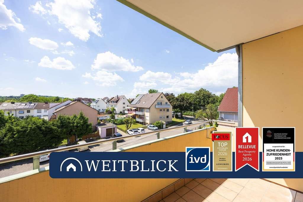 Immobilie in Ludwigsburg - WEITBLICK: Balkontraum in Oßweil! - Bild 0