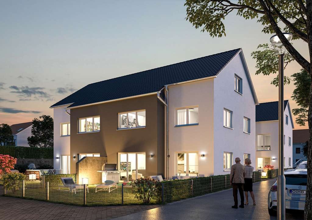 Immobilie in Langenneufnach - **DIE NATUR VOR DER TÜRE, DEN KOMFORT ZUHAUSE! LOHNENSWERTE INVESTITION IN IHR ENERGIESPAR-DOMIZIL** - Bild 0