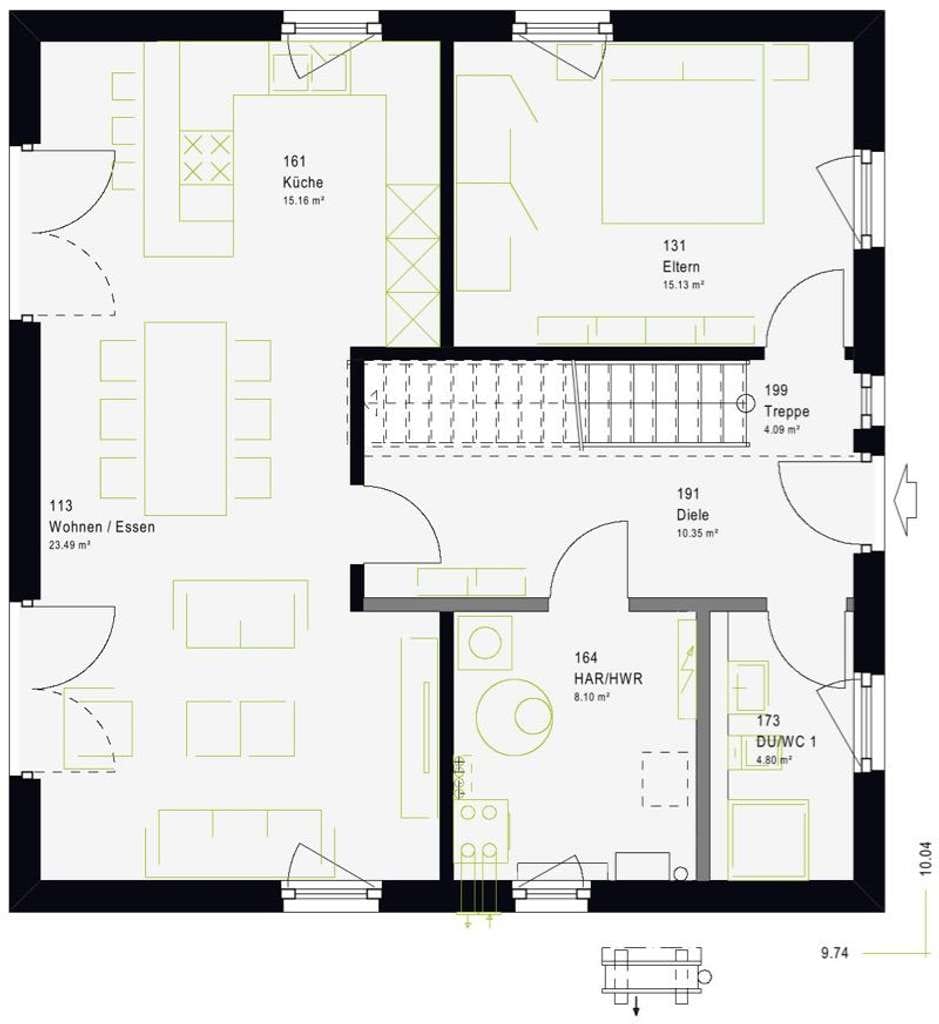 Immobilie in Hodenhagen - Einfamilienhaus mit 160 m² und 5 Zimmern - Bild 4