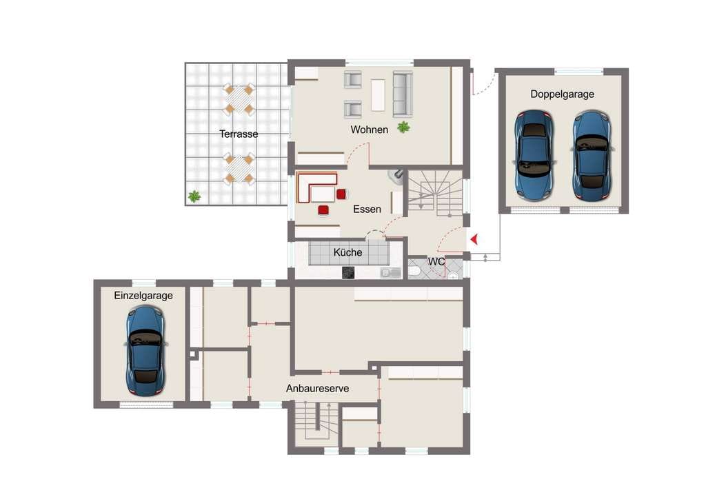 Immobilie in Wallersdorf - Bezugsfertiges Einfamilienhaus in Haidlfing mit Ausbaureserve - Bild 2