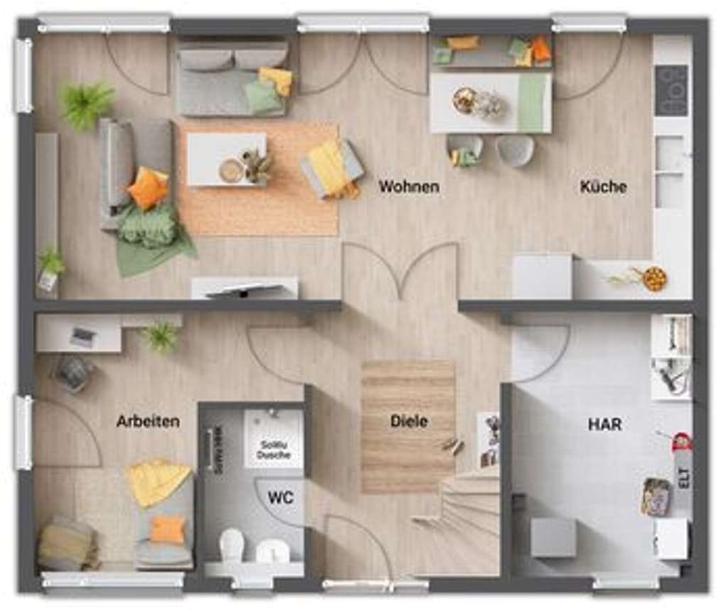 Immobilie in Kammlach - Moderne STADTVILLA mit BAUGENEHMIGUNG und BAUGRUNDSTÜCK! SOFORT BAUBAR! mit Hobby-Keller möglich! - Bild 3