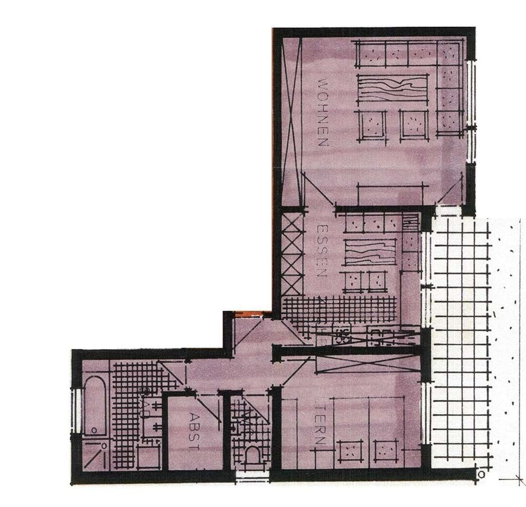 Immobilie in Riedlingen - Attraktive 2‑Zimmer‑Souterrainwohnung mit Terrasse und Garage in ruhiger Lage von Riedlingen - Bild 1