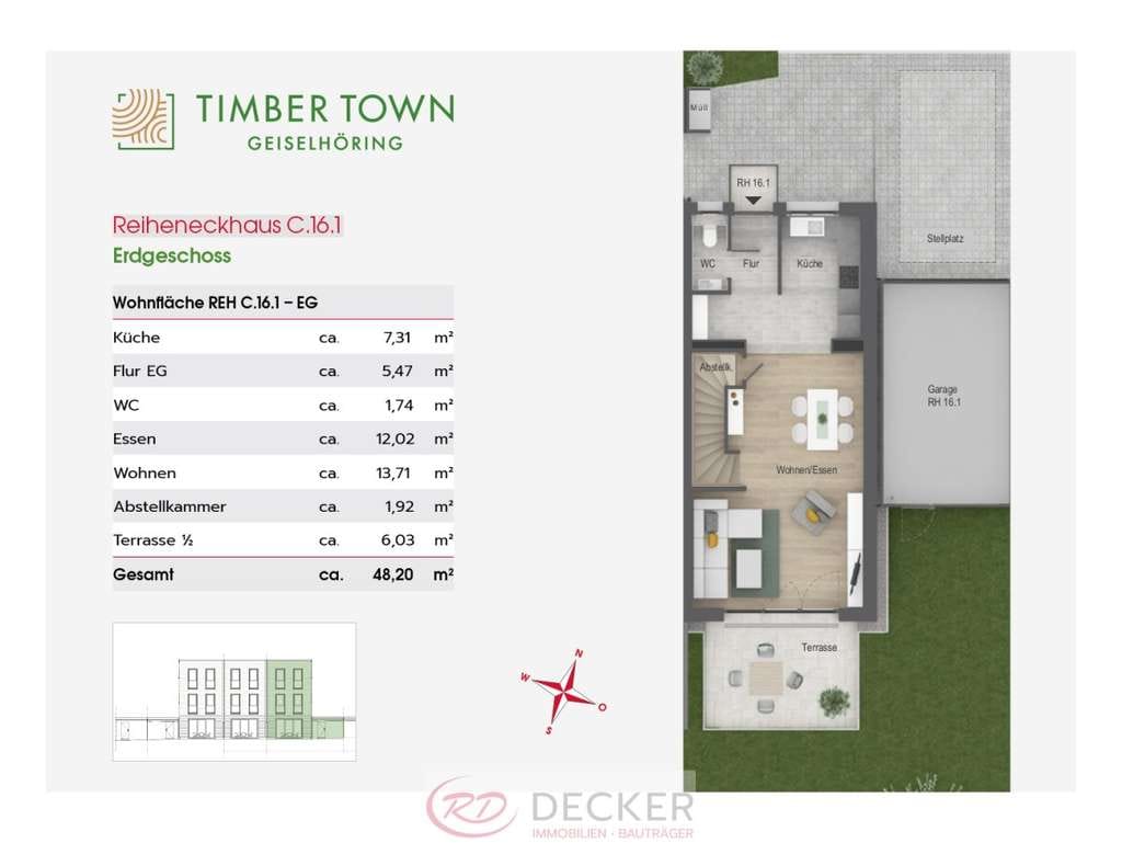 Immobilie in Geiselhöring - Jetzt kaufen, ab Juli 2026 wohnen ++Decker Immobilien++ - Bild 1