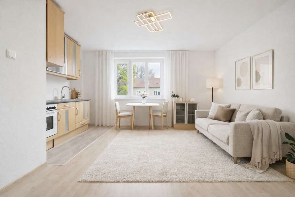Immobilie in Augsburg - Charmante 2-Zimmer-Erbpachtwohnung, frisch renoviert und sofort bezugsbereit! - Bild 3