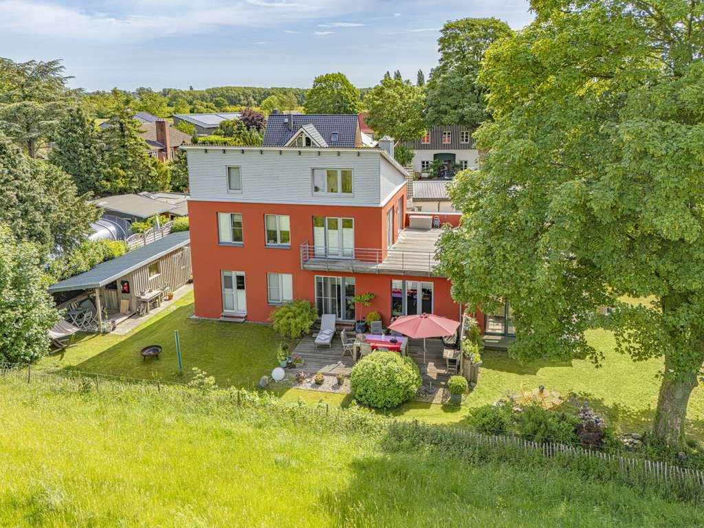 Immobilie in Hetlingen - Pultdachhaus - Familiendomizil in der Natur - Bild 1