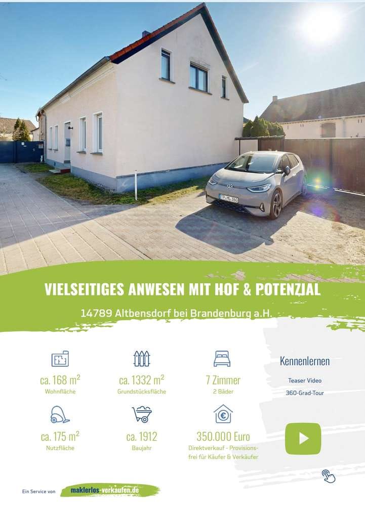 Immobilie in Bensdorf - Provisionsfrei: Wohnhaus + Nebengelass + 2 Grundstücke - Bild 2