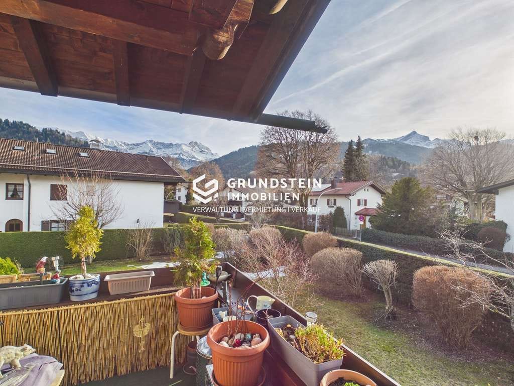 Immobilie in Garmisch-Partenkirchen - 2-Zimmer-Wohnung "Dreitorspitzblick", 270 Grad Panorama - Bild 0