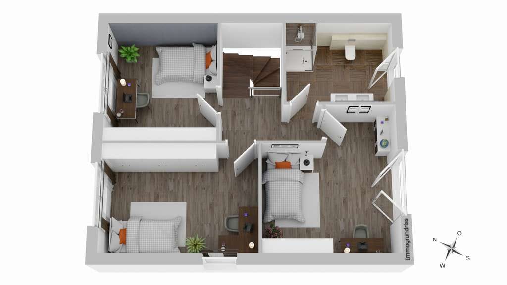 Immobilie in Kirchlinteln - Kirchlinteln | Moderne Neubau-Doppelhaushälfte in begehrter Wohnlage - Bild 3