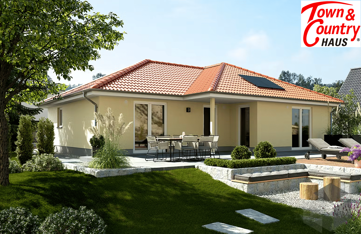 Immobilie in Strullendorf - Town & Country Winkelbungalow 108 – modernes Wohnen auf einer Ebene in STRULLENDORF bei Bamberg - Bild 2