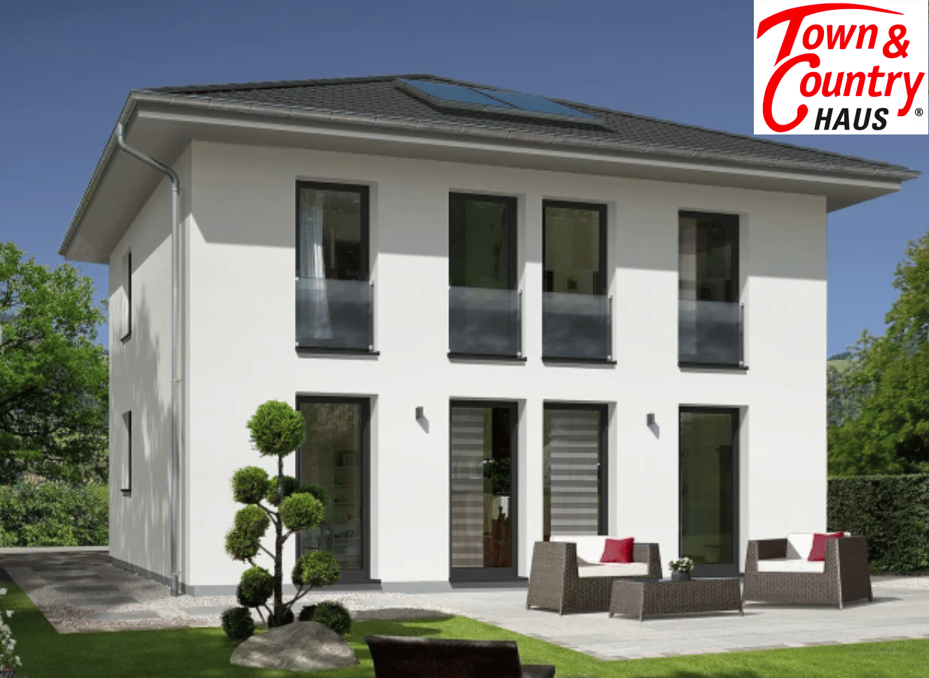 Immobilie in Zapfendorf - Stadtvilla von Town & Country mit 2 Vollgeschossen – ca. 150 m² NF in ZAPFENDORF bei Bamberg - Bild 0