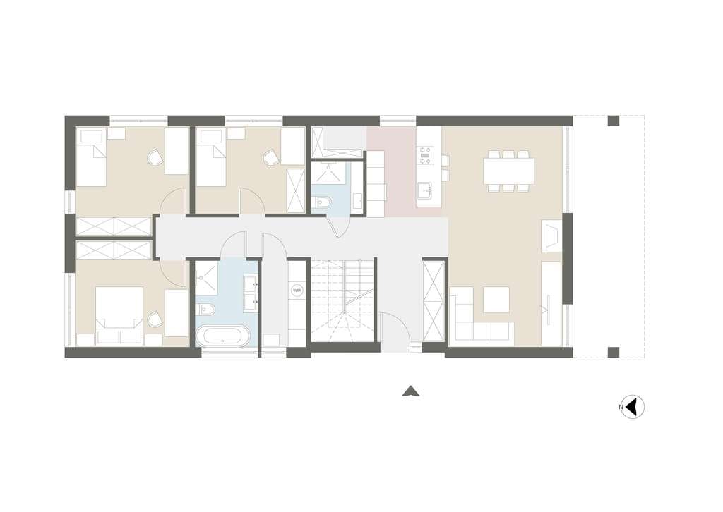Immobilie in Hülsede - Licht. Raum. Ruhe. –  Modernes Architektenhaus mit Galerie im Weserbergland - Bild 4