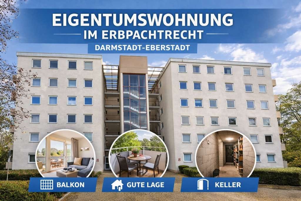Immobilie in Darmstadt - Eigentumswohnung in Darmstadt-Eberstadt zu verkaufen - Bild 0