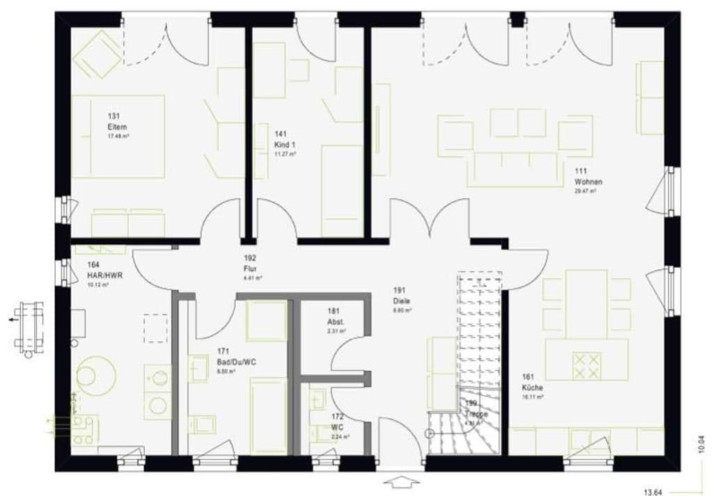 Immobilie in Neukalen - großes EnergieSparHaus für die ganze Familie - Grundstück vorhanden - Bild 3