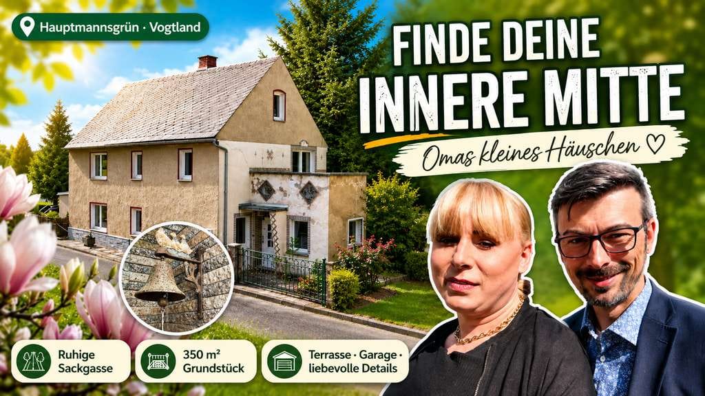 Immobilie in Heinsdorfergrund - ! ! NEUER KP 49.000 EUR ! ! Omas Häuschen mit Garten und Terrasse - Bild 0
