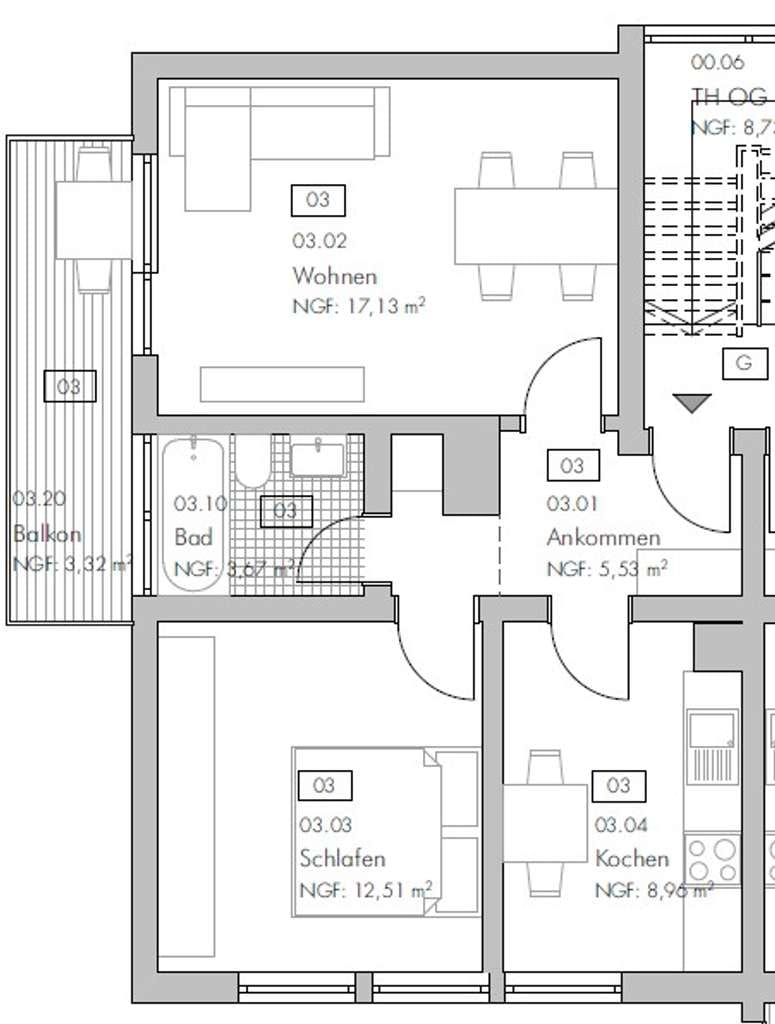 Immobilie in Dossenheim - 2 Zi.-Eigentumswohnung mit Balkon und Stellplatz - Bild 1