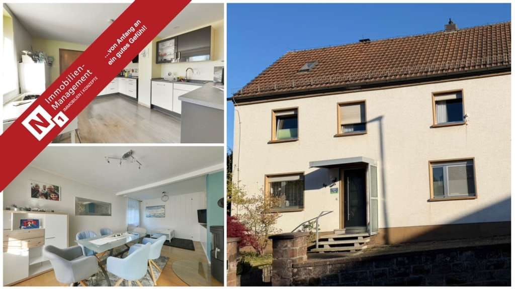 Immobilie in Enkenbach-Alsenborn - Mitten im Zentrum von Enkenbach - Sehr gepflegtes Einfamilienhaus mit Garten und Garage - Bild 0