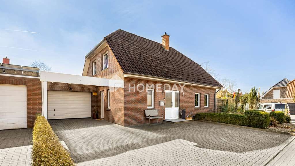Immobilie in Lohne - Solide Kapitalanlage mit sicherem Mieter – EFH mit Garten, Terrasse, Garage und Erbbaurecht  - Bild 1
