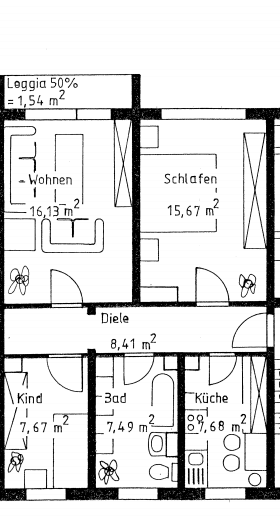 Immobilie in Amt Creuzburg - VERKAUF: attraktive 3-Raumwohnung mit Balkon in Mihla - Bild 1