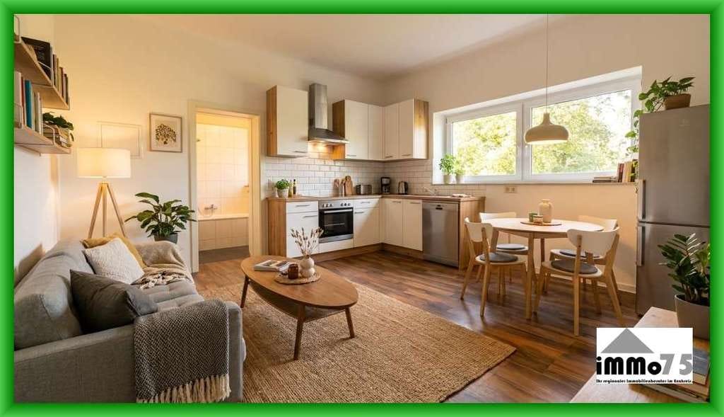 Immobilie in Schömberg - einziehen, vermieten oder Urlaubsresidenz: modernisierte 2-Zimmer-Wohnung mit Blick ins Grüne - Bild 0
