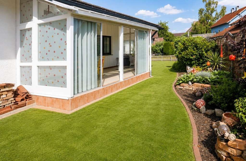 Immobilie in Eichendorf - ++ GROSSZÜGIGER BUNGALOW MIT WINTERGARTEN ++ AUSBAURESERVE ++ ATTRAKTIVE PV-ERTRÄGE ++  - Bild 1