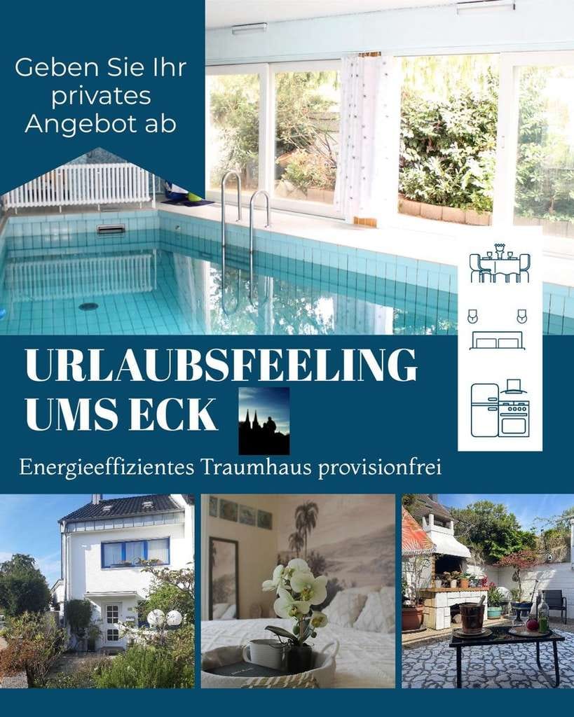 Immobilie in Niederkassel - Bezahlbarer Luxus in Ranzel-Innenpool-Wintergarten-Doppelgarage-3 Stellplätze-ONLINEBESICHTIGUNG - Bild 0
