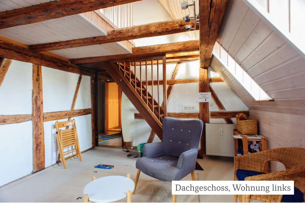 Immobilie in Renningen - Dachgeschosswohnung mit Galerie und viel Stellfläche - Bild 0