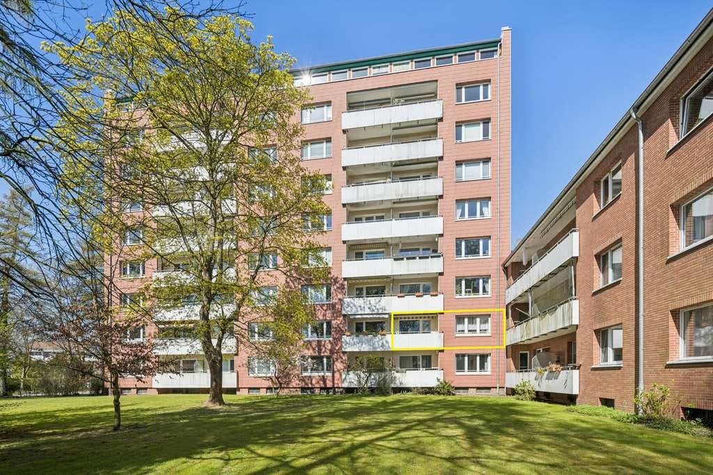 Immobilie in Wedel - Helle 3-Zimmer-Wohnung mit Süd-Balkon, Aufzug & Stellplatz in Wedel - Bild 2