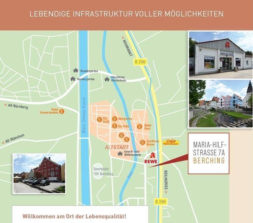 Immobilie in Berching - KfW 40 QNG! Perfekte Wohnung mit schönem Privatgarten!  Berching - Maria-Hilf-Straße - Bild 1