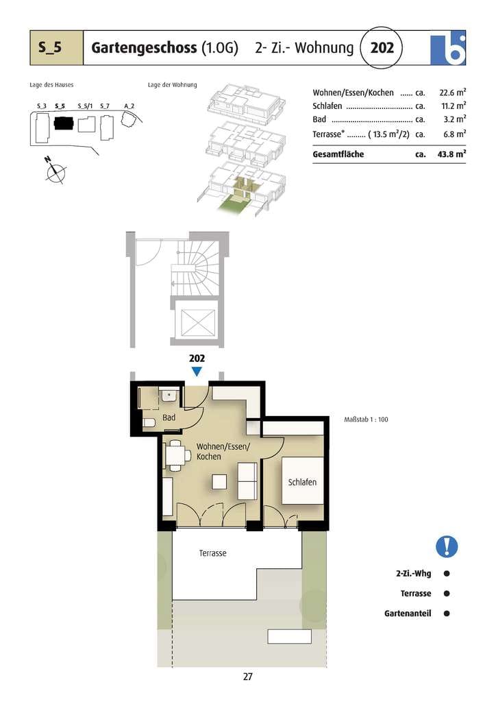 Immobilie in Nordheim - Neue, moderne 2-Zimmer Wohnung - Bild 1