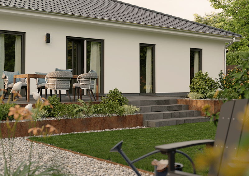 Immobilie in Buchenbach - zeitloser TC BUNGALOW in großzügiger Baulücke Nähe Freiburg im Breisgau - Bild 2