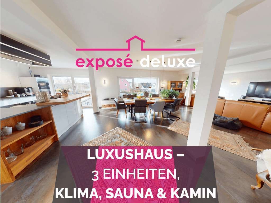 Immobilie in Dorsten - Luxushaus – 3 Einheiten, Klima, Sauna & Kamin - Bild 0