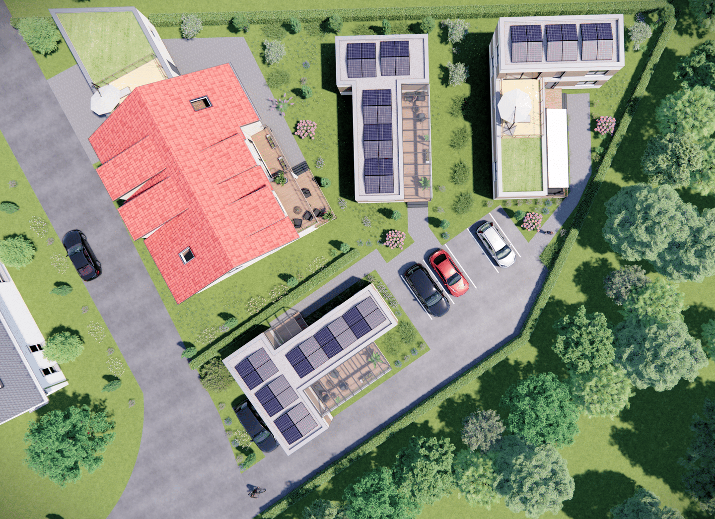 Immobilie in Ernsgaden - Erstbezug in Ernsgaden I KFW-55 I 4-Zimmer Dachgeschosswohnung mit Terrasse und Garten - Bild 1