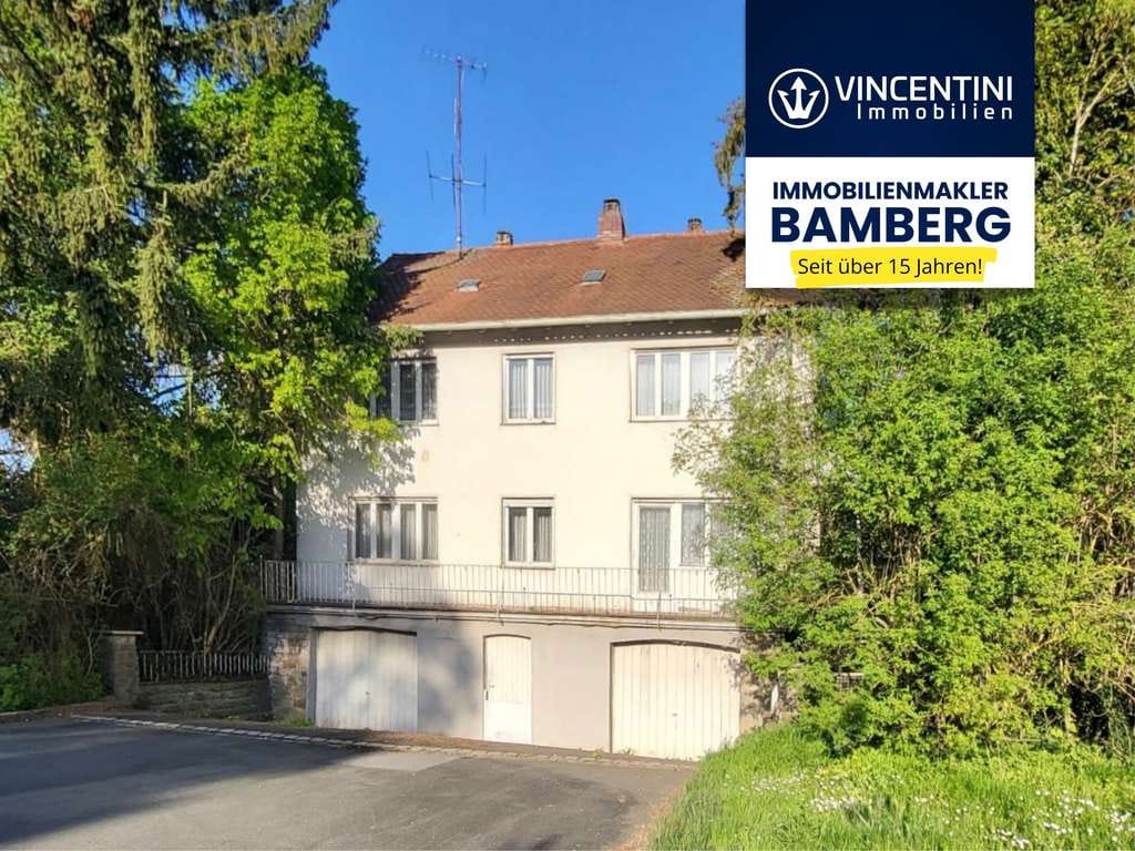 Immobilie in Bamberg - Sanierungsbedürftiges Zweifamilienhaus in Bamberg-Gaustadt - Bild 0