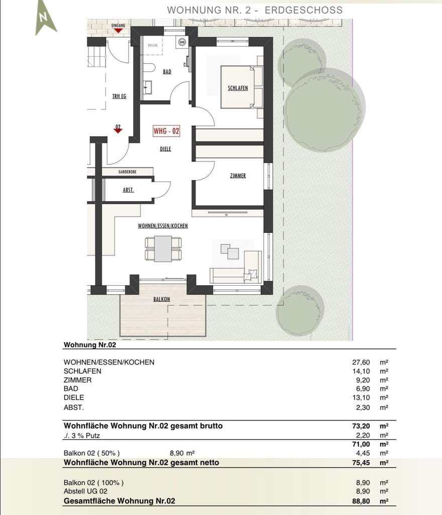 Immobilie in Leibertingen - Neubau 2026: Bezahlbarer Wohnraum 2–3-Zimmer-Wohnungen mit Stellplatz & Nahwärme - Bild 2