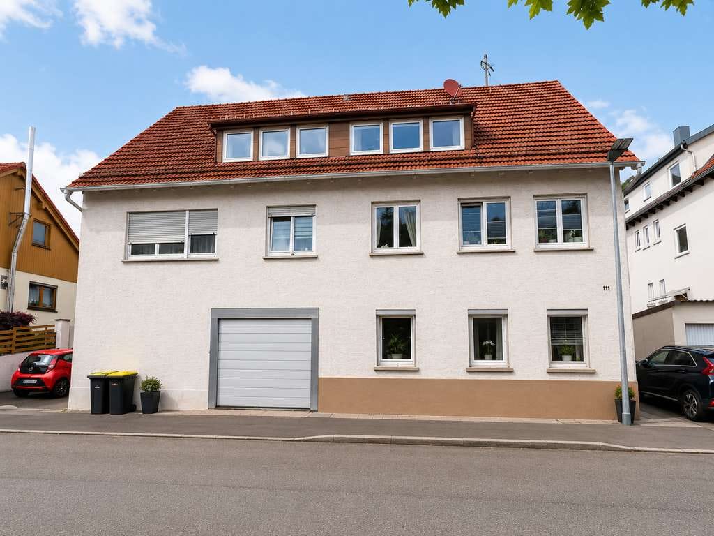 Immobilie in Winnenden - Gepflegte Doppelhaushälfte mit Balkon, Innenhof und vielseitigem Entwicklungspotenzial in Winnenden - Bild 1