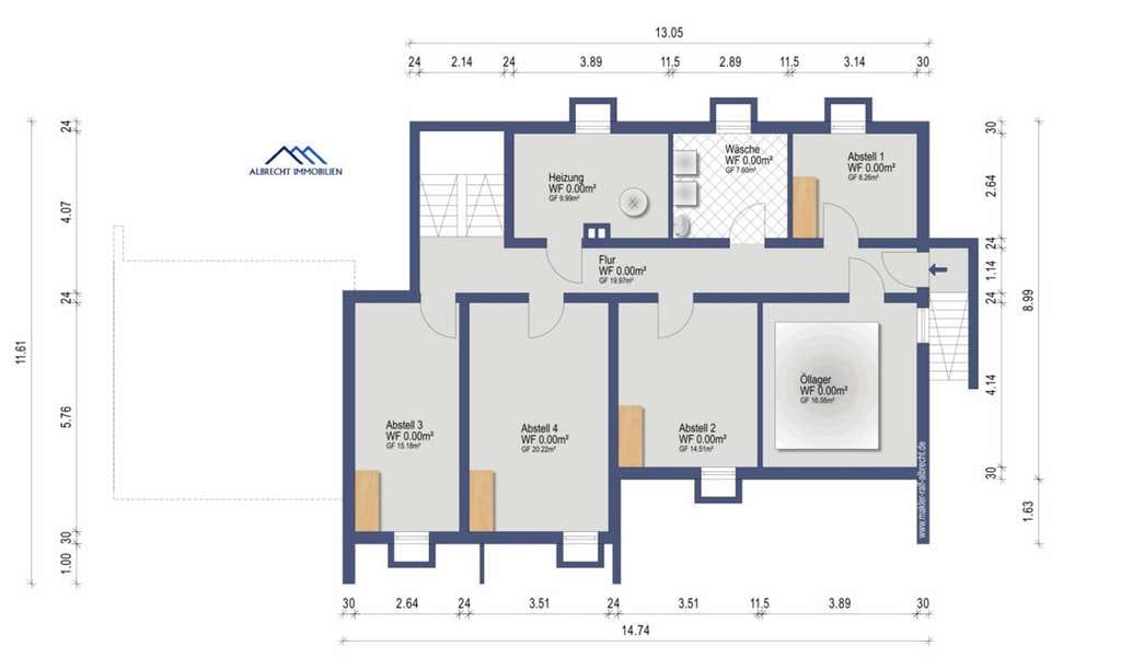 Immobilie in Gschwend - Attraktive Kapitalanlage: Gepflegtes Mehrfamilienhaus mit 7 Wohneinheiten & optionaler Bauplatz - Bild 5