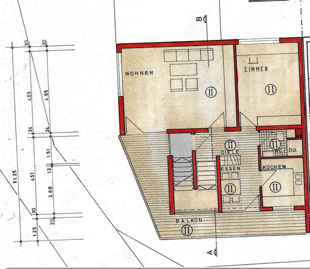 Immobilie in Sulzburg - Gepflegtes Mehrfamilien-/Mehrgenerationen Haus mit Garagen in Sulzburg (Ortsteil) - Bild 4