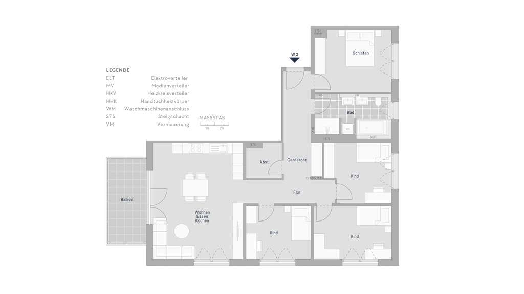 Immobilie in Lamerdingen - Großzügige 5-Zimmer-Wohnung mit Balkon - Bild 2