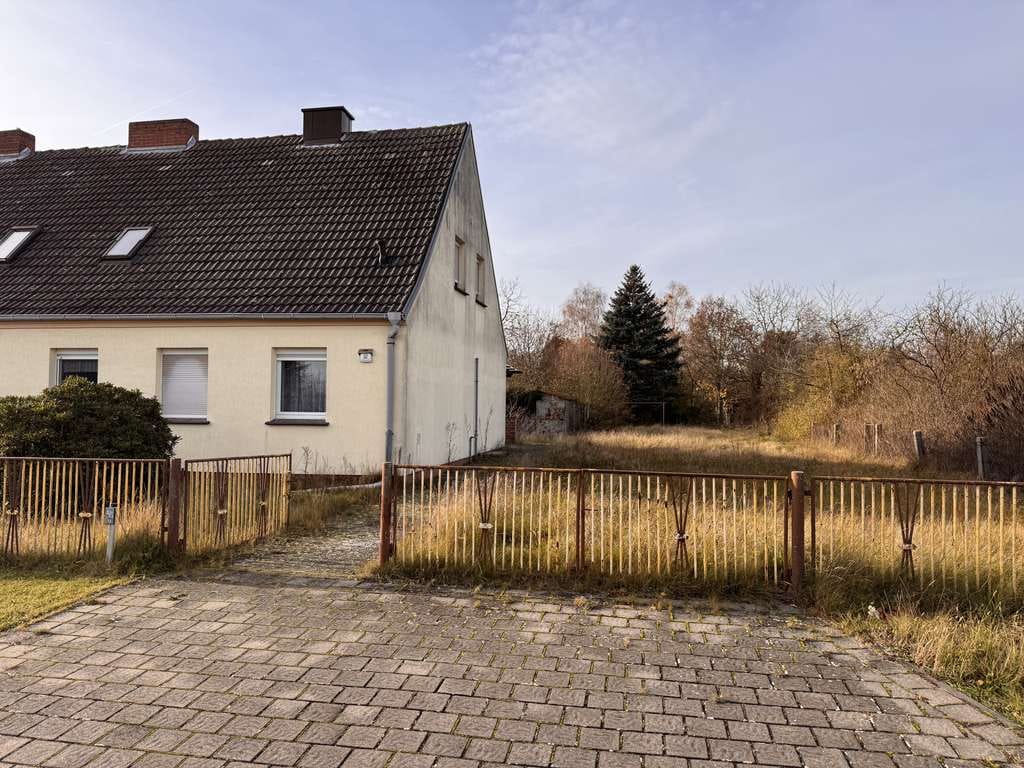 Immobilie in Jessen (Elster) - Doppelhaushälfte in Morxdorf - Mark Zwuschen zu verkaufen - Bild 0