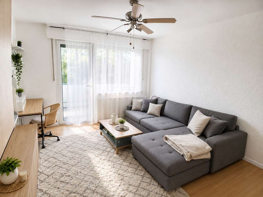 Immobilie in Biebesheim - Modernisierte 2-Zimmer-Eigentumswohnung mit zwei Balkonen und großem Speicherraum - Bild 0