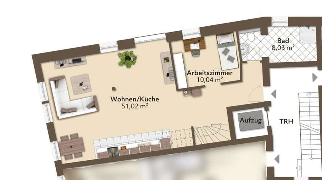 Immobilie in Lustadt - Das Haus im Haus - Große Wohnung auf 2 Etagen mit Aufzug, WE 2, OG/DG - Bild 0