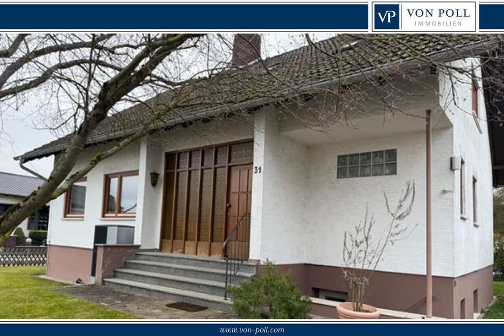 Immobilie in Stockstadt - Grundsolides Einfamilienhaus mit herrlichem Grundstück in bester Wohnlage - Bild 0
