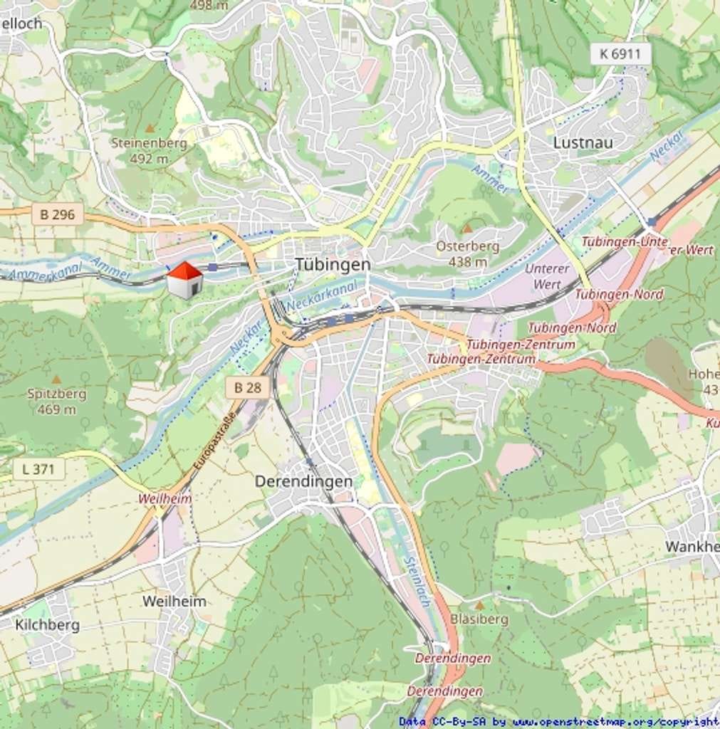 Immobilie in Tübingen - Pool und Sauna! 1-Zimmer-Wohnung mit Terrasse und KFZ-Stellplatz - Bild 1