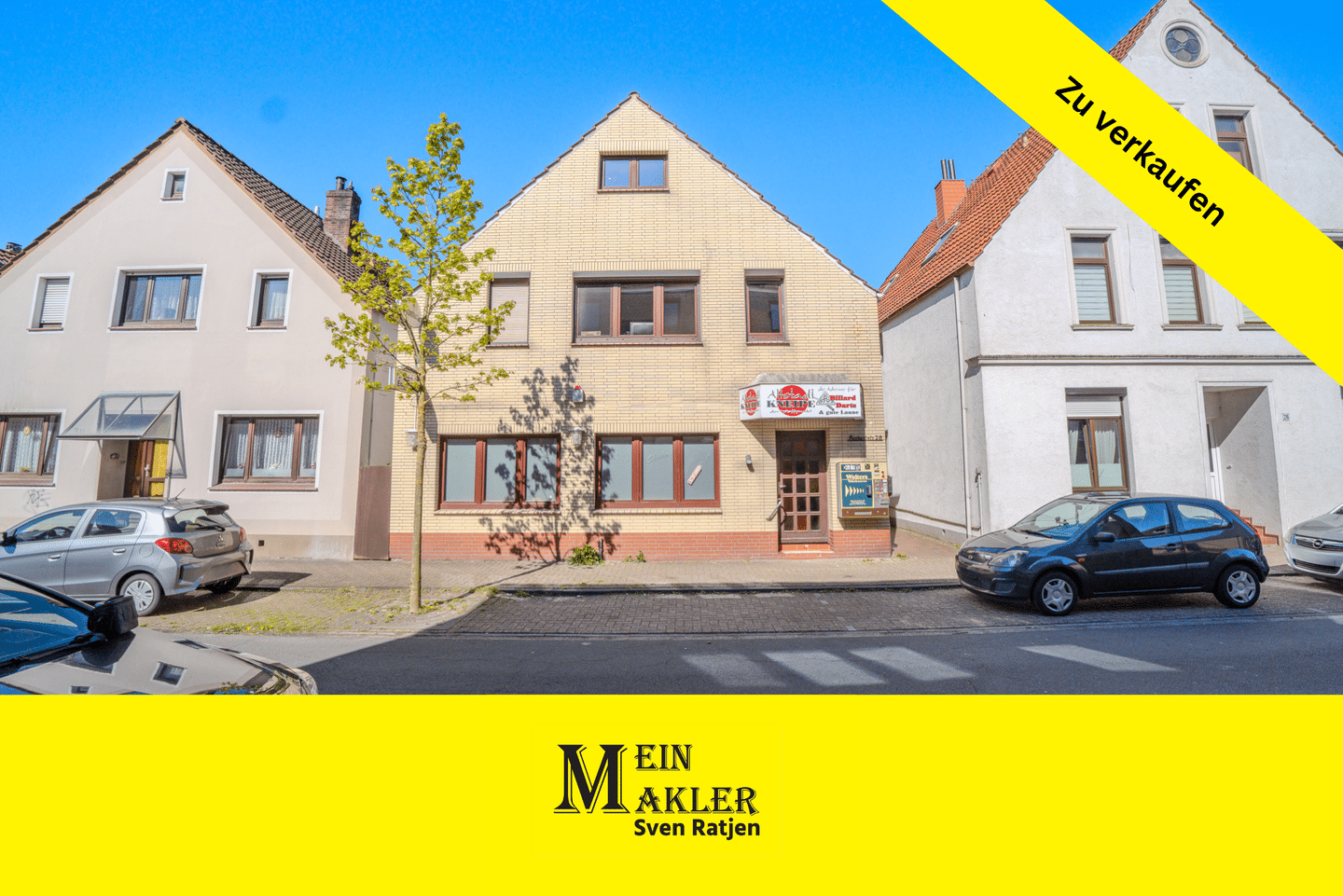 Immobilie in Nordenham - Ehemaliges Wohn- und Geschäftshaus mit Entwicklungspotenzial und attraktiven Mieteinnahmen - Bild 0